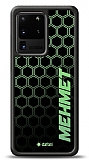 Dafoni Neon Samsung Galaxy S20 Ultra Kişiye Özel İsimli Petek Kılıf
