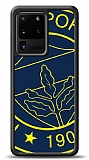 Dafoni Glossy Samsung Galaxy S20 Ultra Lisanslı Fenerbahçe Çizgi Logo Kılıf