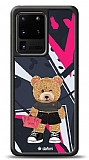 Dafoni Art Samsung Galaxy S20 Ultra Rock And Roll Teddy Bear Kılıf