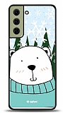 Dafoni Art Samsung Galaxy S21 FE 5G Snow Bear Klf