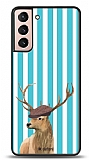 Dafoni Art Samsung Galaxy S21 Fedora Deer Klf