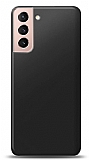 Samsung Galaxy S21 Siyah Mat Silikon Klf