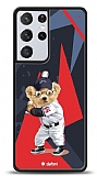 Dafoni Art Samsung Galaxy S21 Ultra Baseball Bear Klf