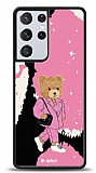 Dafoni Art Samsung Galaxy S21 Ultra Business Teddy Bear Klf