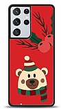 Dafoni Art Samsung Galaxy S21 Ultra Christmas Bear Klf