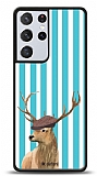 Dafoni Art Samsung Galaxy S21 Ultra Fedora Deer Klf