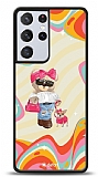 Dafoni Art Samsung Galaxy S21 Ultra Pinky Bear Klf