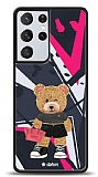 Dafoni Art Samsung Galaxy S21 Ultra Rock And Roll Teddy Bear Klf