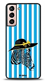 Dafoni Art Samsung Galaxy S21 Zebra Siluet Klf