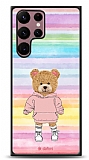 Dafoni Art Samsung Galaxy S22 Ultra 5G Chic Teddy Bear Klf