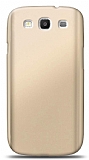 Samsung Galaxy S3 Gold Mat Silikon Kılıf
