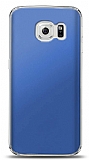 Samsung Galaxy S6 edge Lacivert Mat Silikon Kılıf