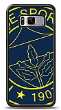 Dafoni Glossy Samsung Galaxy S8 Lisanslı Fenerbahçe Çizgi Logo Kılıf