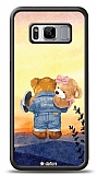 Dafoni Art Samsung Galaxy S8 Plus Sunset Teddy Bears Kılıf