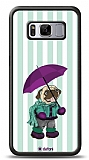 Dafoni Art Samsung Galaxy S8 Pug in the Rain Klf