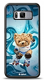 Dafoni Art Samsung Galaxy S8 Skating Teddy Bear Klf