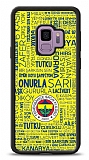Dafoni Glossy Samsung Galaxy S9 Lisanslı Fenerbahçe Sarı-Lacivert Tipografi Kılıf