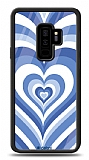 Dafoni Glossy Samsung Galaxy S9 Plus Blue Hearts Kılıf