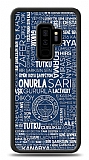 Dafoni Glossy Samsung Galaxy S9 Plus Lisanslı Fenerbahçe Mavi Tipografi Kılıf