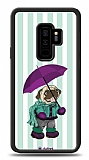 Dafoni Art Samsung Galaxy S9 Plus Pug in the Rain Klf