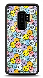 Dafoni Glossy Samsung Galaxy S9 Plus Renkli Emojiler Kılıf
