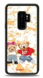 Dafoni Art Samsung Galaxy S9 Plus Style Couple Teddy Kılıf