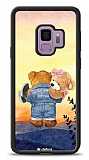 Dafoni Art Samsung Galaxy S9 Sunset Teddy Bears Kılıf