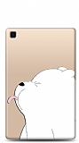 Samsung Galaxy Tab A7 10.4 (2020) Tongue Out Bear Kılıf