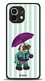 Dafoni Art Xiaomi Mi 11 Pug in the Rain Klf