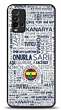 Dafoni Glossy Xiaomi Redmi 9T Lisanslı Fenerbahçe Beyaz Tipografi Kılıf