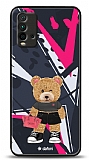 Dafoni Art Xiaomi Redmi 9T Rock And Roll Teddy Bear Kılıf
