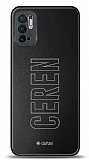 Dafoni Metal Xiaomi Redmi Note 10 5G Tek İsimli Kişiye Özel Kılıf