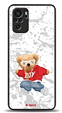 Dafoni Art Xiaomi Redmi Note 10 Boy Bear Kılıf