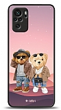 Dafoni Art Xiaomi Redmi Note 10 Cool Couple Teddy Kılıf