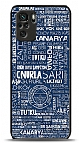Dafoni Glossy Xiaomi Redmi Note 10 Lisanslı Fenerbahçe Mavi Tipografi Kılıf