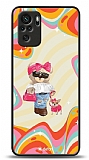 Dafoni Art Xiaomi Redmi Note 10 Pinky Bear Kılıf