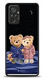 Dafoni Art Xiaomi Redmi Note 10 Pro Under The Stars Teddy Bears Kılıf
