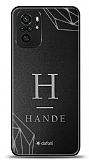 Dafoni Metal Xiaomi Redmi Note 10 Tek Harf İsimli Kişiye Özel Kılıf