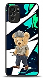 Dafoni Art Xiaomi Redmi Note 10 Thoughtful Teddy Bear Kılıf