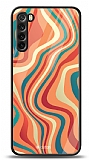 Dafoni Glossy Xiaomi Redmi Note 8 Colorful Waves Kılıf