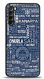 Dafoni Glossy Xiaomi Redmi Note 8 Lisanslı Fenerbahçe Mavi Tipografi Kılıf
