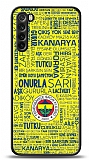 Dafoni Glossy Xiaomi Redmi Note 8 Lisanslı Fenerbahçe Sarı-Lacivert Tipografi Kılıf
