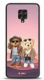 Dafoni Art Xiaomi Redmi Note 9 Pro Cool Couple Teddy Kılıf