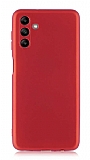Samsung Galaxy A04s Kamera Korumalı Mat Kırmızı Silikon Kılıf