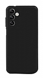 Samsung Galaxy A04s Kamera Korumal Siyah Silikon Klf