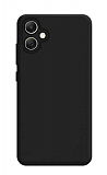 Samsung Galaxy A05 Kamera Korumalı Siyah Silikon Kılıf