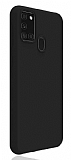 Samsung Galaxy A21s Siyah Silikon Klf