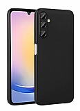 Samsung Galaxy A25 Mat Siyah Silikon Klf