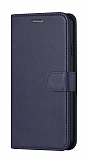 Samsung Galaxy A51 Czdanl Kapakl Lacivert Deri Klf