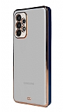 Samsung Galaxy A52 / A52 5G Kamera Korumalı Bumper Lacivert Silikon Kılıf